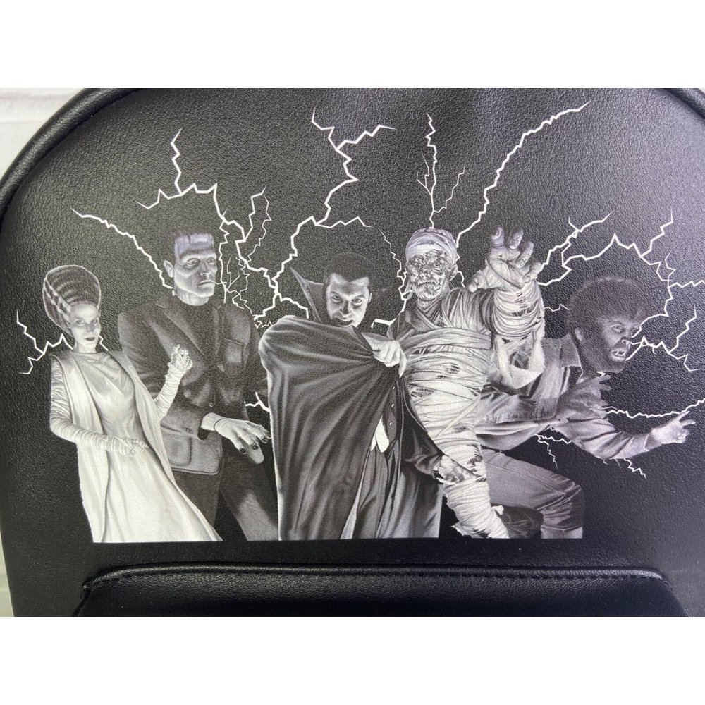 Universal Studios Monsters Monsterror Mini Backpack Bag Dracula Mummy Wolfman - Picture 3 of 11